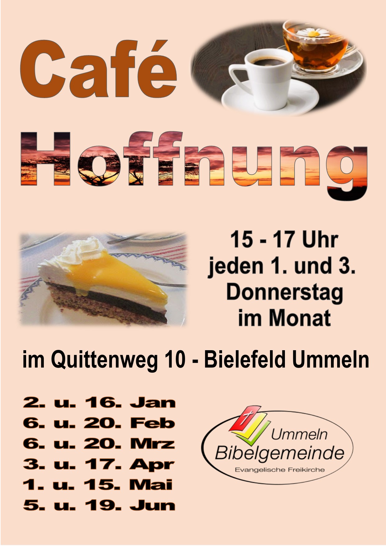 Cafe Hoffnung Flyer